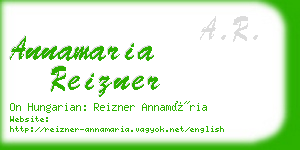 annamaria reizner business card